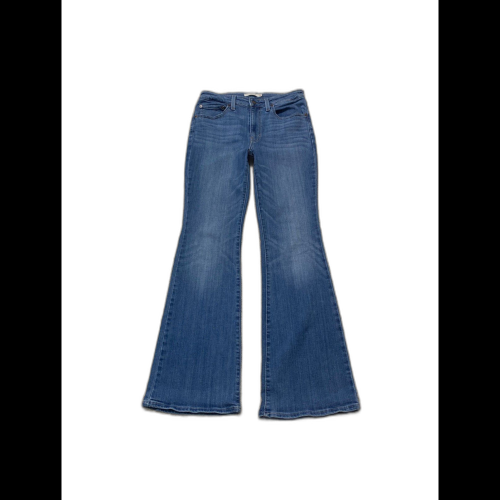Levi's 726 Flare High-Rise Full Length Stretch Jeans Size 30
